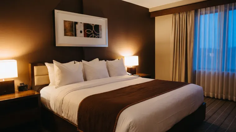Guest room at the Casino New Brunswick hotel